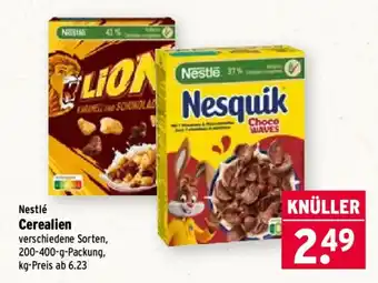 Wasgau Nestlé Cerealien Angebot