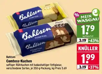 Wasgau Bahlsen Comtess-Kuchen Angebot