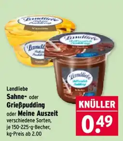 Wasgau Landliebe Sahne- oder Grießpudding Angebot