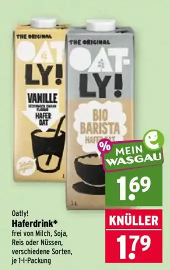 Wasgau Oatly! Haferdrink* Angebot