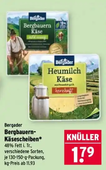 Wasgau Bergader Bergbauern-Käsescheiben Angebot