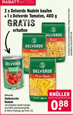 Wasgau Delverde Italienische Nudeln Angebot