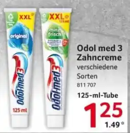 Selgros Odol med 3 Zahncreme Angebot