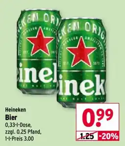 Wasgau Heineken Bier Angebot