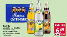 Wasgau Glorietta Limonaden oder Cola-Mix Angebot