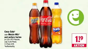 Wasgau Coca Cola oder Mezzo Mix Angebot