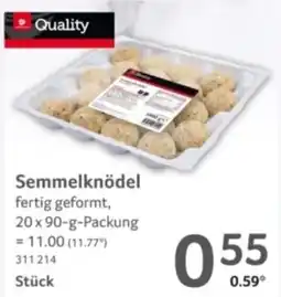 Selgros Quality Semmelknödel Angebot