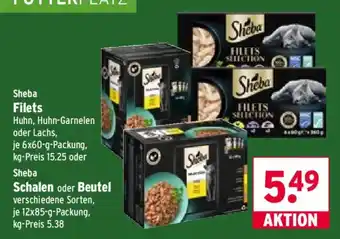 Wasgau Sheba Filets Angebot