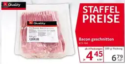 Selgros Quality Delikatess Bacon Angebot