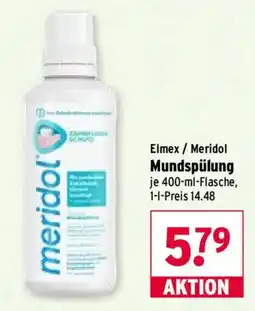 Wasgau Elmex / Meridol Mundspülung Angebot