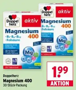 Wasgau Doppelherz Magnesium 400 Angebot