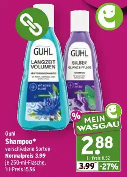 Wasgau Guhl Shampoo* Angebot