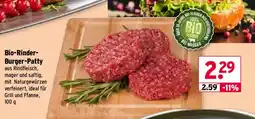 Wasgau Bio-Rinder-Burger-Patty Angebot