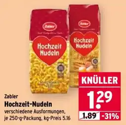 Wasgau Zabler Hochzeit-Nudeln Angebot