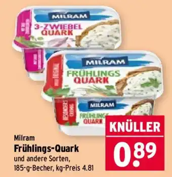 Wasgau Milram Frühlings-Quark Angebot