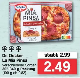 Famila Nord West Dr. Oetker La Mia Pinsa 305-340g Angebot