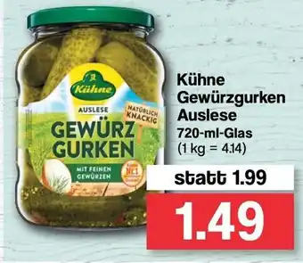 Famila Nord West Kühne Gewürzgurken Auslese 720ml Angebot