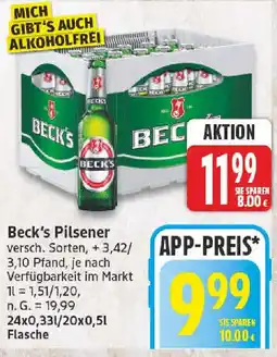 nah & gut Beck's Pilsener Angebot