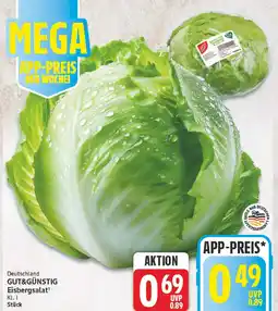 nah & gut GUT&GÜNSTIG Eisbergsalat Angebot