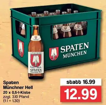 Famila Nord West Spaten Münchner Hell 20x0,5L Kiste Angebot