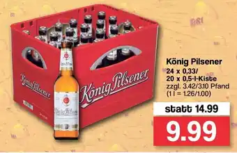 Famila Nord West König Pilsener 24x0,33L/20x0,5L Kiste Angebot