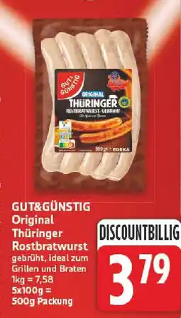 nah & gut GUT&GÜNSTIG Original Thüringer Rostbratwurst Angebot