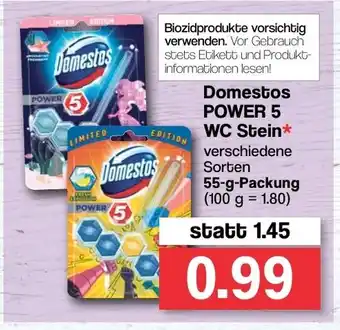 Famila Nord West Domestos Power5 WC Stein 55g Packung Angebot