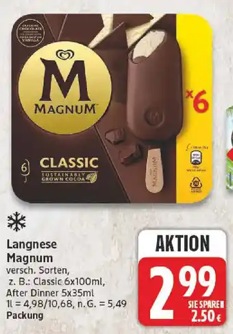 nah & gut Langnese Magnum Angebot