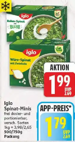 nah & gut Iglo Spinat-Minis Angebot