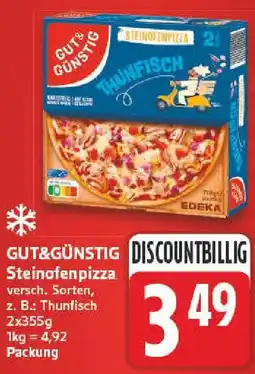 nah & gut GUT&GÜNSTIG Steinofenpizza Angebot