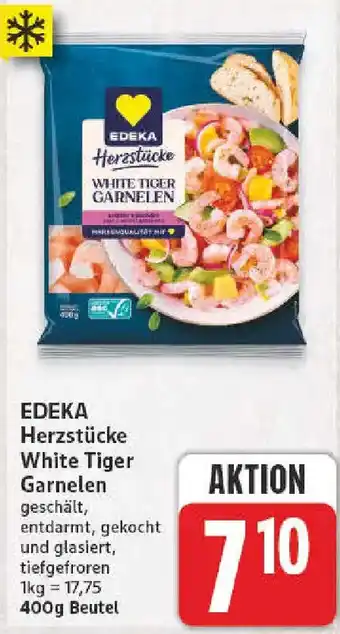 nah & gut EDEKA Herzstücke White Tiger Garnelen Angebot