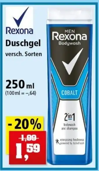 Thomas Philipps Rexona Duschgel 250ml Angebot