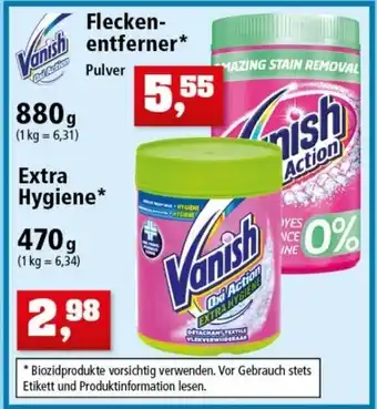 Thomas Philipps Vanish Fleckenentferner pulver 880g Angebot