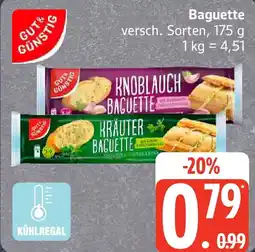 Edeka GUT& GÜNSTIG Baguette Angebot