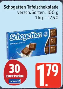 Edeka Schogetten Tafelschokolade Angebot