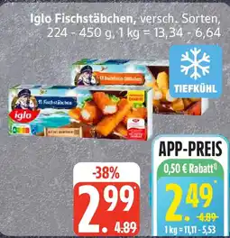 Edeka Iglo Fischstäbchen Angebot