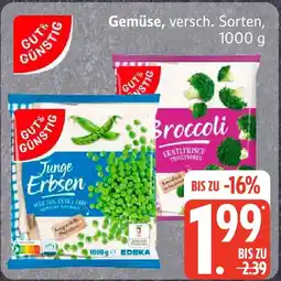 Edeka GUT& GÜNSTIG Gemüse Angebot