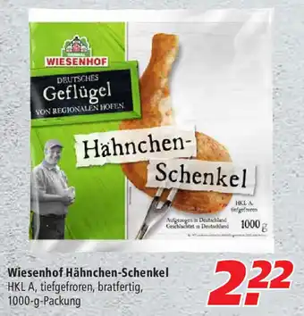 Marktkauf Wiesenhof Hähnchen Schenkel 1000g Angebot