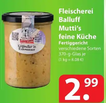 Famila Nord Ost Fleischerei Balluff Mutti's feine Küche 370g Angebot