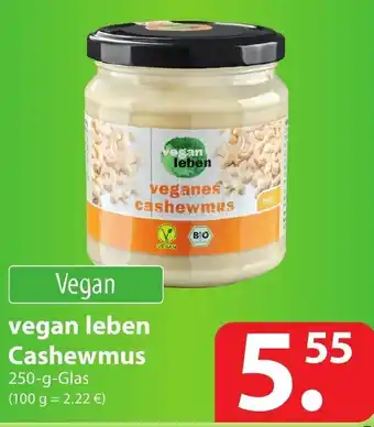 Famila Nord Ost Vegan Leben Cashewmus 250g Angebot