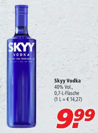 Marktkauf Skyy Vodka 0,7L Angebot