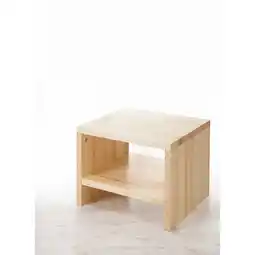 Netto Marken-Discount TiCAA Nachttisch Harry Kiefer mit offenen Fach Natur Angebot