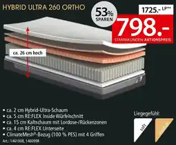 Zurbrüggen Matratze Hybrid ultra 260 ortho Angebot