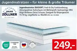 Zurbrüggen Julius zöllner jugendmatratze duosoft Angebot