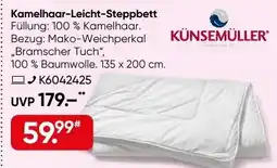 Galeria Kamelhaar-leicht-steppbett künsemüller Angebot