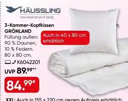Galeria Häussling 3-kammer-kopfkissen grönland Angebot