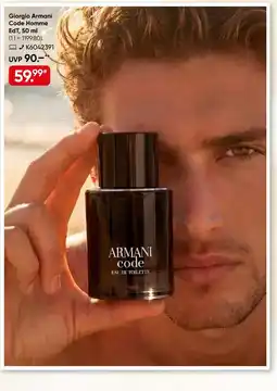 Galeria Giorgio Armani Code Homme Angebot