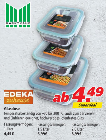 Marktkauf Edeka zuhause Glasdose Angebot