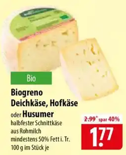Famila Nord Ost Biogreno Deichkäse, Hofkäse Angebot