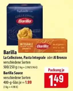 Famila Nord Ost Barilla La Collezione, Pasta Integrale oder Al Bronzo Angebot